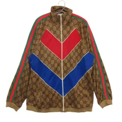 美品 GUCCI グッチ ジャージ GGプリント テクニカル トラックジャケット アウター ジップアップ イタリア製 ブラウン S【S】 メンズ 【中古】のサムネイル