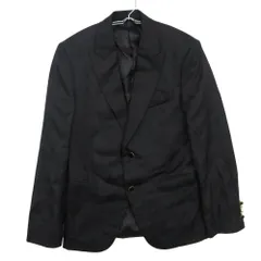 新品同様 LOUIS VUITTON ルイ・ヴィトン テーラードジャケット カモフラシャドーモノグラム ウール100％ 2B ブラック 46【M】 メンズのサムネイル