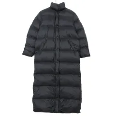 MONCLER モンクレール コート フランス製 ロング マキシ丈 ダウン アウター ブラック 0【S】 レディース 【中古】のサムネイル