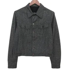 MIUMIU ミュウミュウ ブルゾン tracker jacket y2k 千鳥柄 トラッカージャケット アウター グレー M メンズ 【中古】のサムネイル