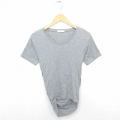 アメリカンラグシー AMERICAN RAG CIE カットソー Tシャツ 丸首 テールカット カットアウト 綿 コットン 半袖 F グレー 灰 /TT24のサムネイル