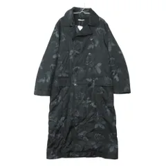 美品 DIOR HOMME ディオール・オム コート ローズプリント 中綿 ロングコート アウター ブラック 42【XS】 メンズ 【中古】のサムネイル