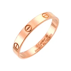 カルティエ Cartier ミニラブ #68 リング K18 PG ピンクゴールド 750 指輪 Mini Love Ring 90332550のサムネイル