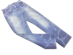 johnbull ジョンブル ダメージ加工 ボタンフライ デニムパンツ size29/紺 ■■ メンズのサムネイル