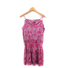 ジューシークチュール JUICY COUTURE キャミワンピ 膝丈 ペイズリー柄 S ピンク /KT20のサムネイル