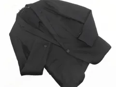 AMERICAN RAG CIE アメリカンラグシー 綿麻 テーラード ジャケット size2/黒 ■◇ メンズのサムネイル