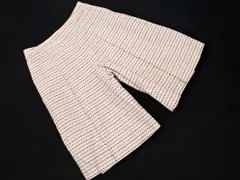 TO BE CHIC トゥービーシック ボーダー キュロット パンツ size40/白 ■◇ レディースのサムネイル