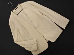 TRANS WORK トランスワーク ノーカラー ジャケット size36/ベージュ ■◇ レディースのサムネイル