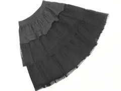 TO BE CHIC トゥービーシック チュール ティアード スカート size40/黒 ■◇ レディースのサムネイル