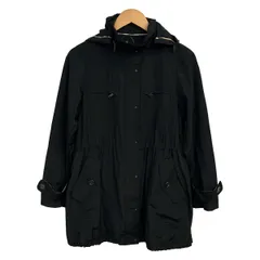 Burberry LONDON(バーバリーロンドン) コート サイズ9 M レディース美品  - 黒 長袖/ジップアップ/フード着脱可/春/秋のサムネイル