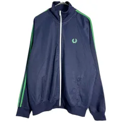 FRED PERRY フレッドペリー トラックジャケット ネイビー(メンズ L)中古 古着 Y7133のサムネイル