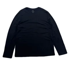 アルマーニエクスチェンジ ARMANI EXCHANGE Tシャツ 長袖 メンズ XL スリム ブラック ピマコットン 無地 クルーネック ロンTのサムネイル