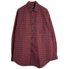POLO JEANS ポロジーンズ ラルフローレン 長袖シャツ チェック レッド(メンズ M)中古 古着 Y7169のサムネイル