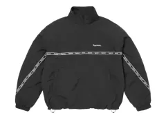 Supreme テーピング トラック ジャケット ブラック Mのサムネイル