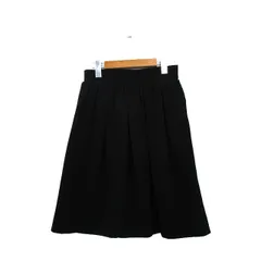 マッキントッシュフィロソフィー MACKINTOSH PHILOSOPHY ギャザースカート ミニ シンプル 36 ブラック 黒 /KT7のサムネイル