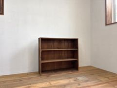 無印良品/MUJI オーク材 薄型ラック・ワイド小 奥行16cm 本棚 - メルカリ