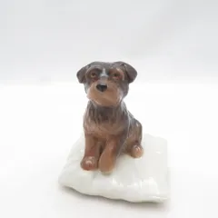 美品 ROYAL COPENHAGEN ロイヤルコペンハーゲン ラッキー フィギュリン 犬 ジャックラッセルテリア 陶器人形 SO4298J1 のサムネイル