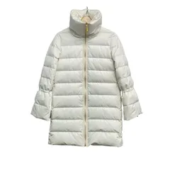 M-PREMIER(エムプルミエ) ダウンコート サイズ34 S レディース美品  - アイボリー 長袖/ジップアップ/冬のサムネイル