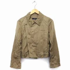 ミスティック mystic ジャケット ブルゾン 無地 シンプル ステッチ 裾紐 F ダークベージュ /HT24のサムネイル