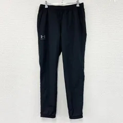UNDER ARMOUR　アンダーアーマー　UAスポーツスタイルウィンドパンツ　黒　ブラック　Lサイズ　古着のサムネイル