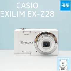 CASIO EXILIM EX-Z28 デジカメ スマホ転送OK フルセット シロクマカメラ a7044のサムネイル
