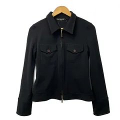 FOXEY NEW YORK(フォクシーニューヨーク) ブルゾン サイズ42 L レディース美品  - 17374 黒×ダークブラウン 長袖/秋/冬のサムネイル