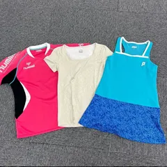 スポーツウェア 3点セット hummel arena Prince レディース　S Mサイズ  タンクトップ　半袖のサムネイル