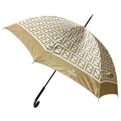 【フェンディ】本物 FENDI 傘 ズッカ柄 FF模様 全長90cm 雨傘 アンブレラ 雨具 長傘 メンズ レディースのサムネイル