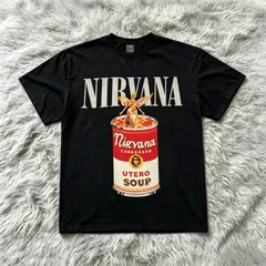 NIRVANA ニルヴァーナ in utero 半袖 Tシャツ バンド バンT ブラック  S/M/L/XLのサムネイル