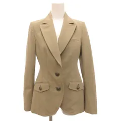 バーバリーブルーレーベル BURBERRY BLUE LABEL 美品 テーラードジャケット ノバチェック ピークドラペル 36 ベージュ ライトブラウン /JS ■IBO100のサムネイル