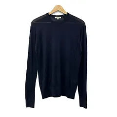 BLAMINK(ブラミンク) 長袖セーター サイズ38 M レディース美品  - ダークネイビー シアーのサムネイル