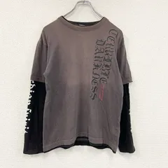 Bullet Noise　長袖Tシャツ/ロンT　茶色　ブラウン　Mサイズ　古着のサムネイル