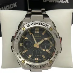 CASIO/カシオ/G-SHOCK/クオーツ腕時計/アナデジ/GST-W1100D/シルバー/黒文字盤/メンズ/FB4667のサムネイル