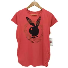プレイボーイ PLAYBOY y2k プリント ラインストーン Tシャツ レディース JPN：M のサムネイル