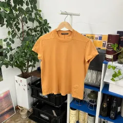RICK OWENS リックオウエンス ウィメンズ コットン 半袖 Tシャツ Mのサムネイル