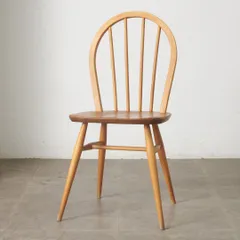 ercol フープバックチェア 4本 スポーク アーコール ダイニングチェア 英国 ヴィンテージ 曲木 椅子 エルム 天然木 イギリス 99829のサムネイル