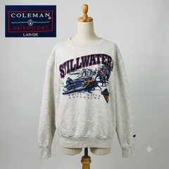 Coleman コールマン スウェット トレーナー L 杢グレー アウトドア ビンテージ ボックスシルエット STILLWATER #K059-12のサムネイル