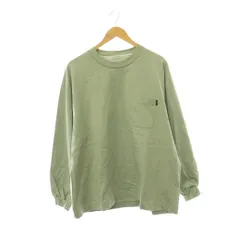 ユニバーサル プロダクツ UNIVERSAL PRODUCTS ALBINI PIS NAME L/S T-SHIRT ロンT カットソー 長袖 3 ライトグリーン /HK ■OSのサムネイル