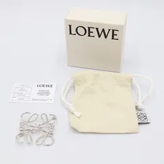 ロエベ LOEWE アナグラム ブローチ シルバーカラー パラジウム 箱【yy】【中古】4000060800200506のサムネイル