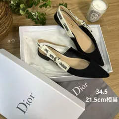 Diorジャディオール　スリングバックフラットシューズ　34.5　パンプス　現行のサムネイル