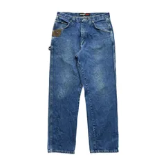 USA 古着 メキシコ製 Wrangler RIGGS WORKWEAR ラングラー リグスワークウェア デニムパンツ ペインターパンツ ワークパンツ W34 CG0188のサムネイル