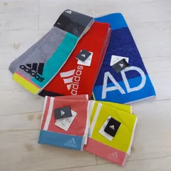 【新品未使用】 adidas　アディダス　タオル　セット　A　５点　タグ付き　保管品のサムネイル