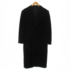ヨウジヤマモト YOHJI YAMAMOTO チェスターコート ロング ウール アルパカ モヘヤ 黒 X260623 /BMのサムネイル