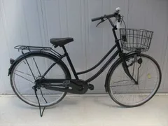 F343★整備済み★完成車発送★中古シティ自転車【26インチ　ママチャリ　黒】のサムネイル