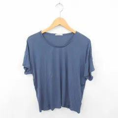 ロフ loaf カットソー Tシャツ 丸首 無地 シンプル 半袖 ONE 紺 ネイビー /TT15のサムネイル