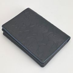 A BATHING APE レザーカードケース 猿迷彩 エンボス エイプのサムネイル