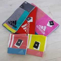 【新品未使用】 adidas　アディダス　タオル　セット　B　５点　タグ付き　保管品のサムネイル