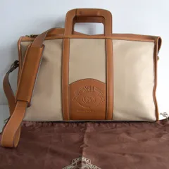 【希少/美品】GHURKA 【NO.34 キャンバス×レザー 2WAY ビジネスバッグ】 ショルダー  グルカ 26070638のサムネイル