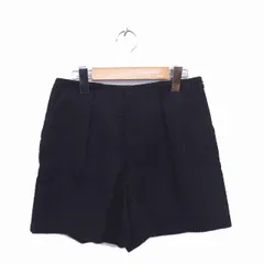 ロペピクニック ROPE Picnic キュロット ショート パンツ 総柄 サイドジップ 38 黒 ブラック /TT21のサムネイル
