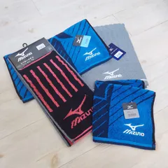 【新品未使用】 Mizuno ミズノ　タオル　セット　D　４点　タグ付き　保管品のサムネイル